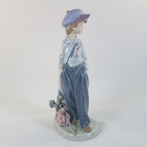LLadro 5400 The Wanderer Traveling Boy Figurine READ 8.25" Retired Porcelain - Picture 9 of 15